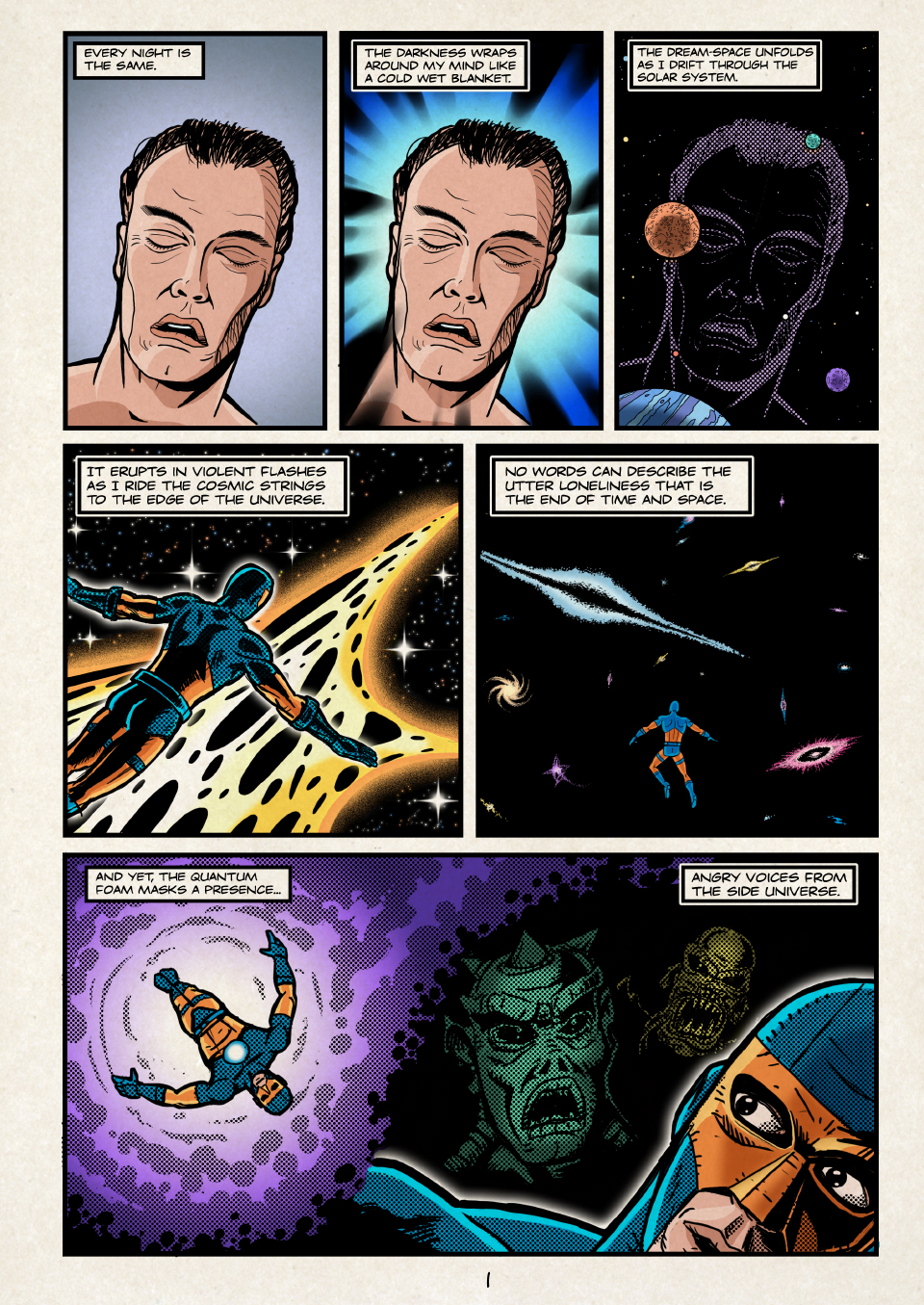 Quanta dreams of the side universe.
