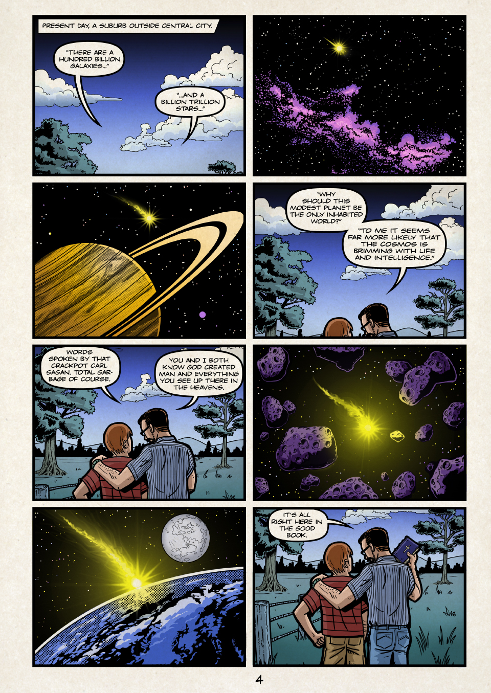 That crackpot Carl Sagan.