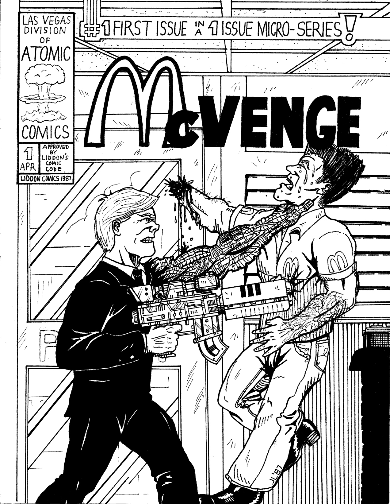 Murder and mayhem at a fast food joint!